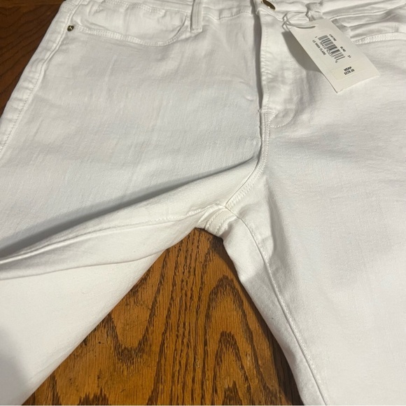 NEW Frame Le High Flare Jeans in White Sz 31 Retro 70s Inspired Style Boho - Picture 5 of 16